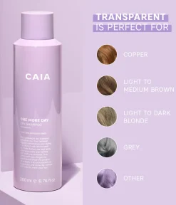 CAIA Cosmetics Torrschampo<ONE MORE DAY TRANSPARENT